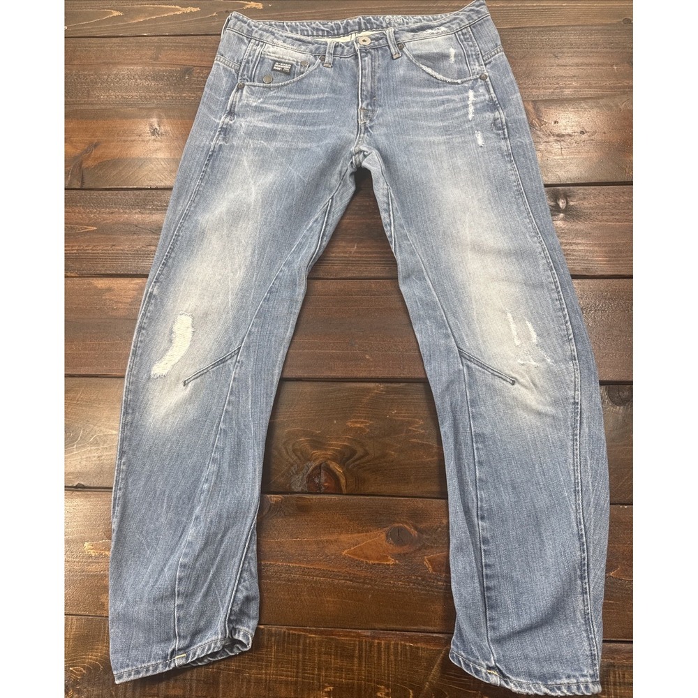 G-Star Originals Y2K Raw Denim Arc 3D KATE Loose Tapered Womens Jeans Size 30/28